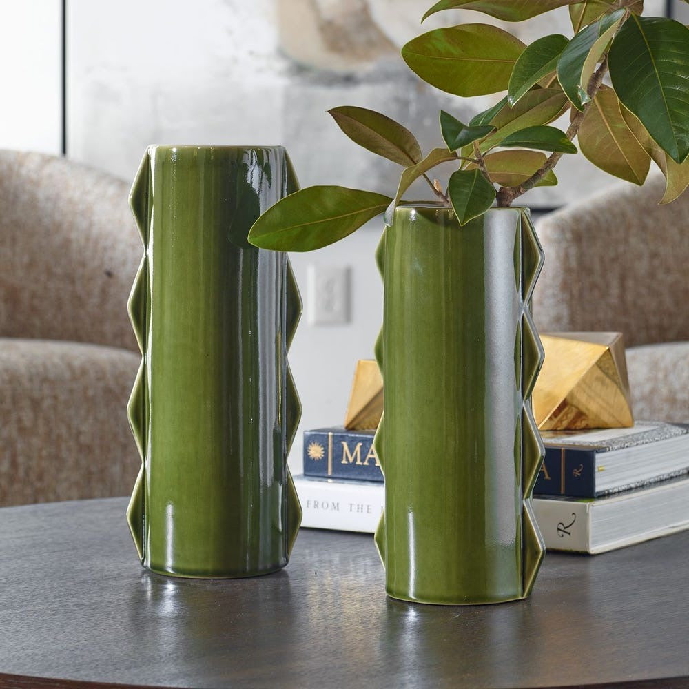 Meander Outdoor Vases, S/2