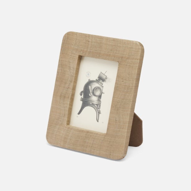 Halle Sand Silken Abaca 4 x 6 Frame