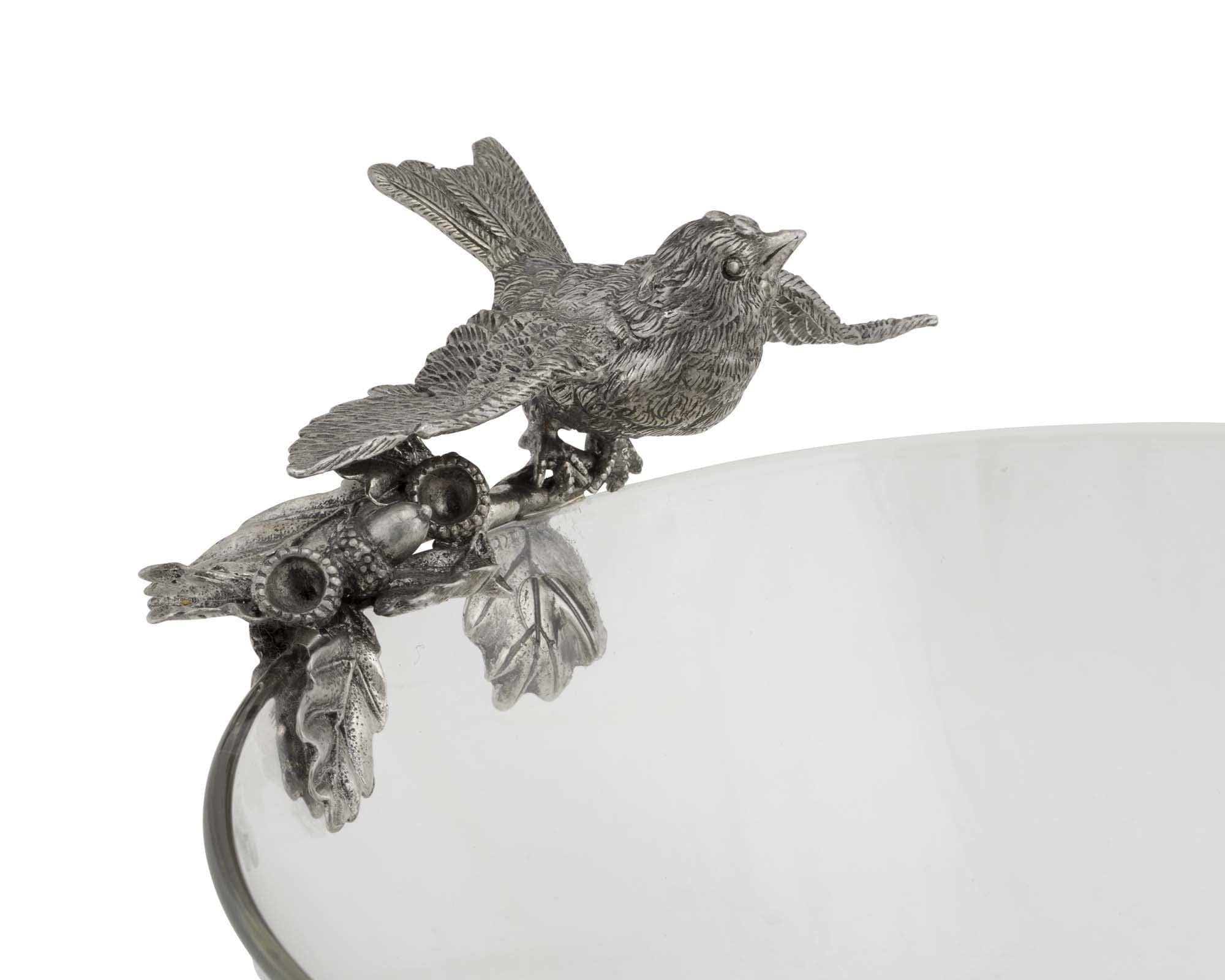 Song Bird Glass Bowl - Thumbnail 2