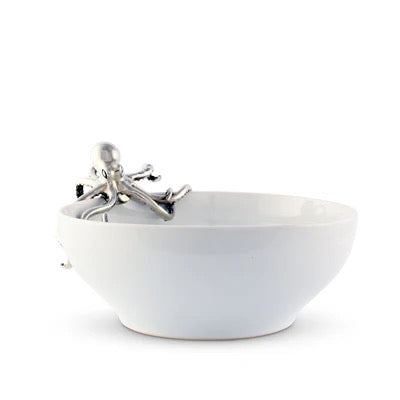 Octopus Stoneware Bowl Large - Thumbnail 3