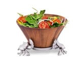 Crab Wood Tall Salad Bowl
