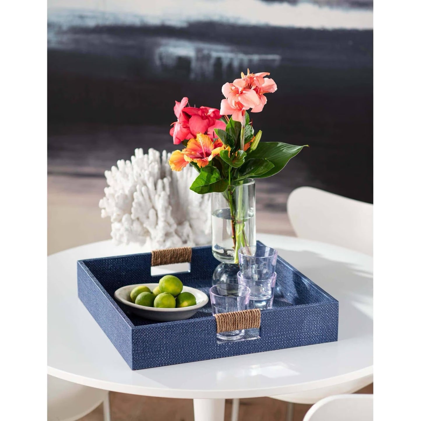 Logia Square Tray - Large White