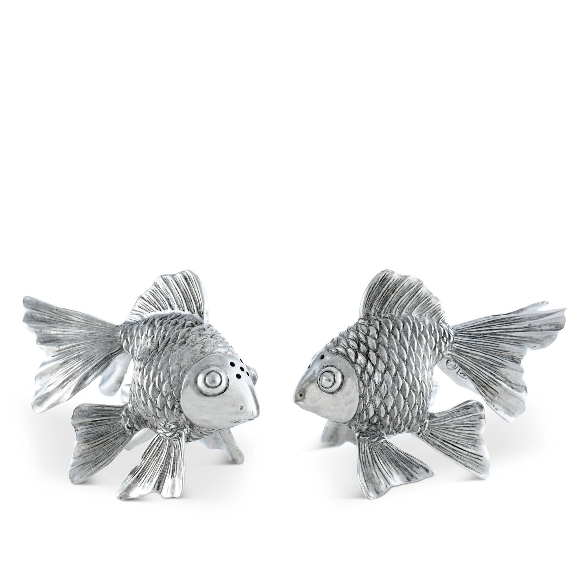 Pewter Goldfish Salt & Pepper - Thumbnail 2