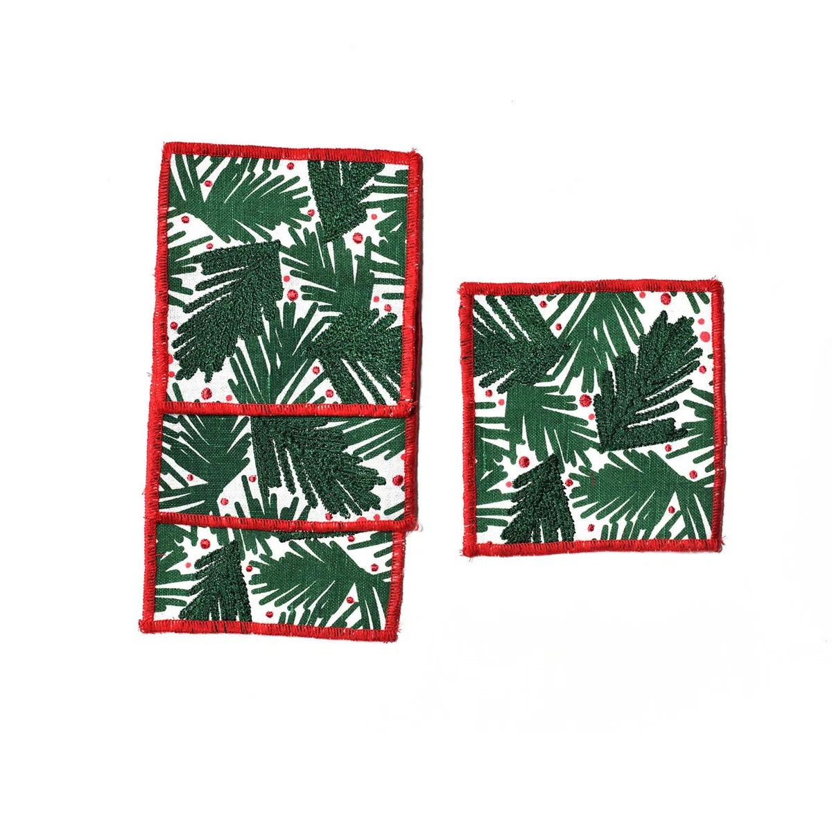 Balsam and Berry Print Cocktail Napkins Set of 4