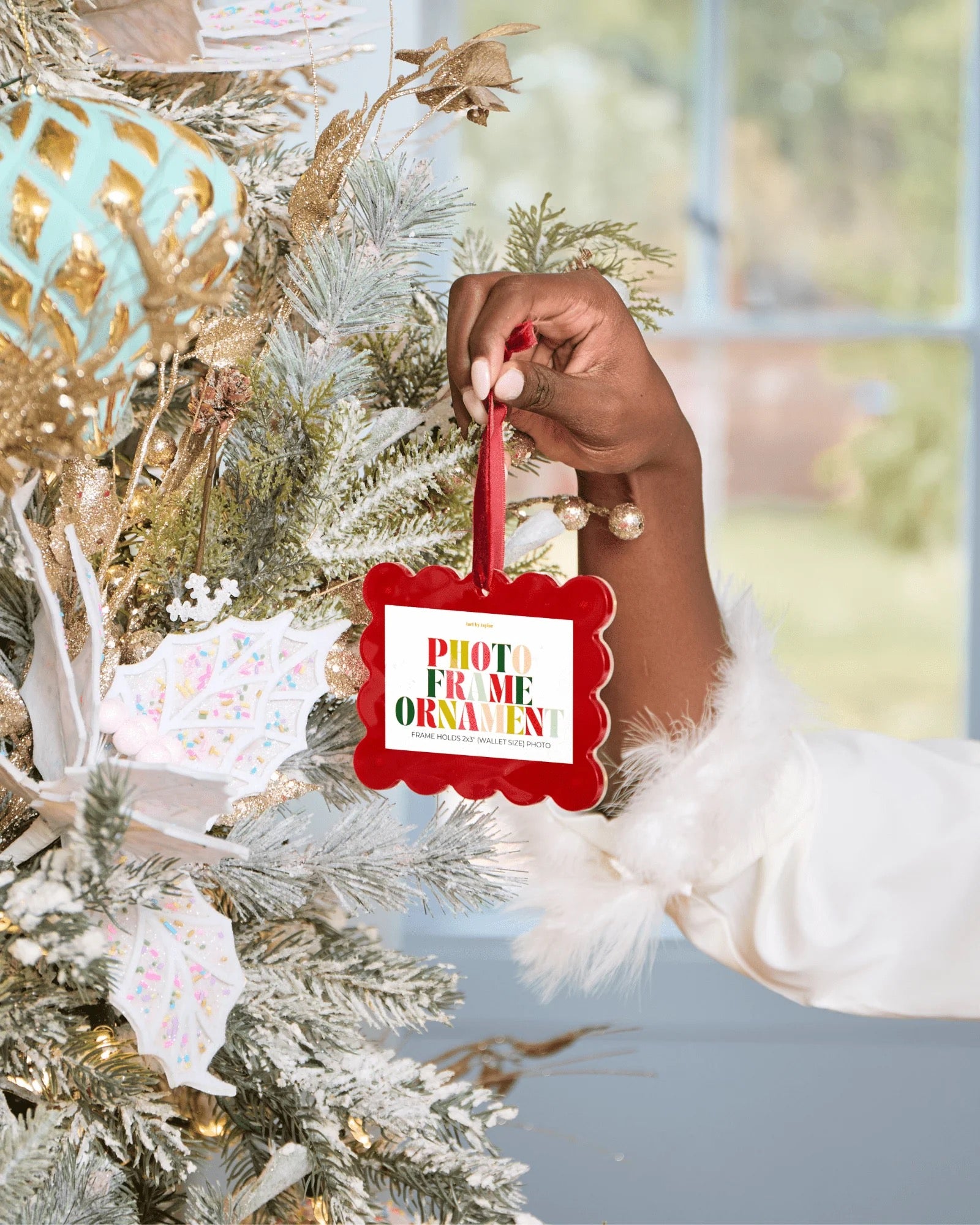 Red Frame Ornament - Thumbnail 3