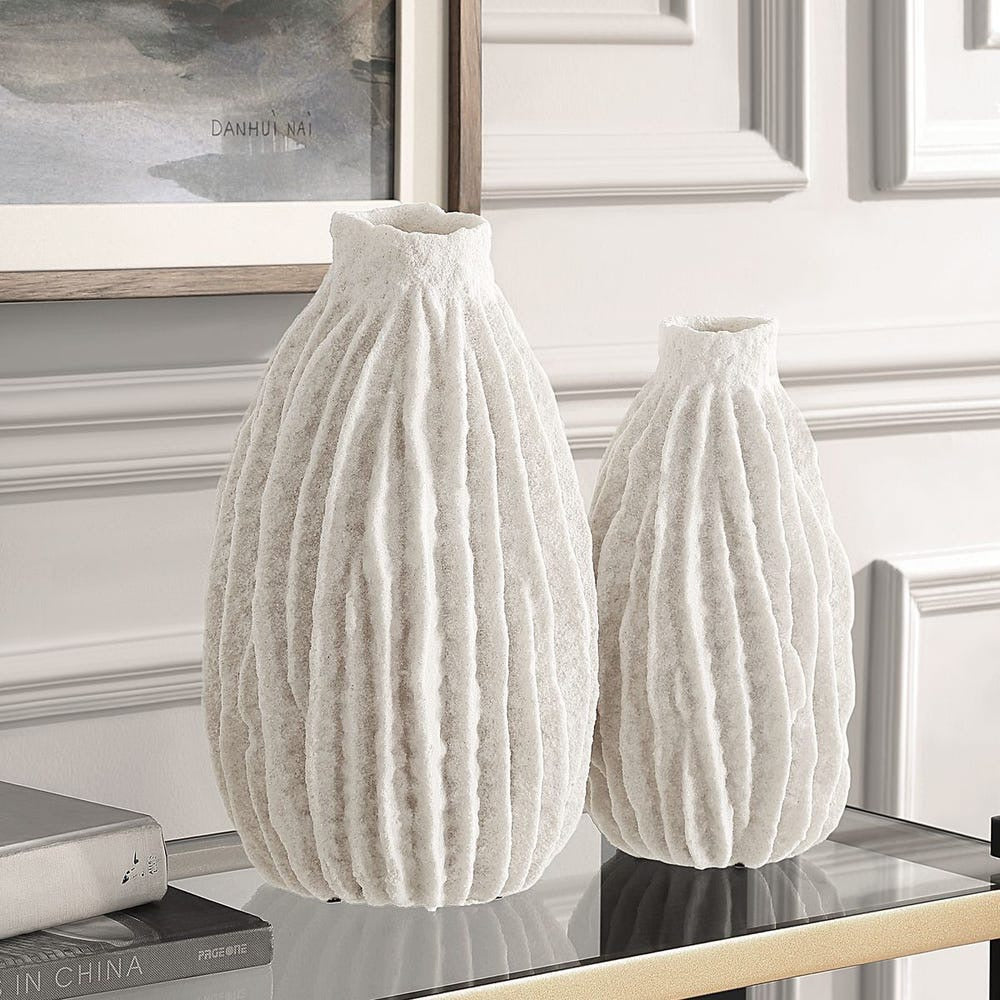 Ivory Ridge Vases S/2 - Thumbnail 2