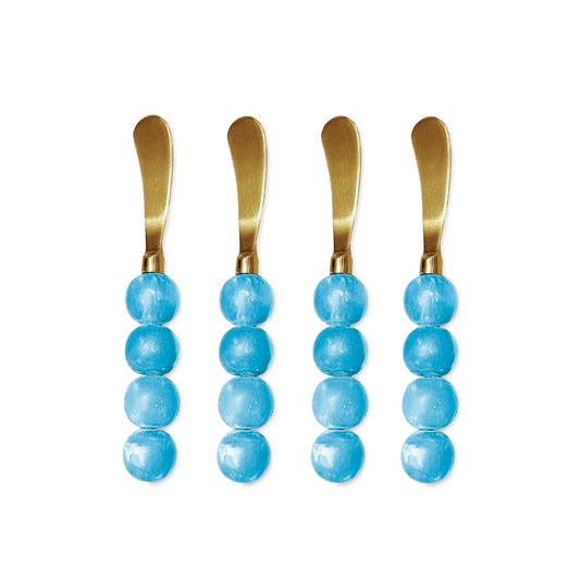 Resin Sorbet Spreaders Set of 4 - Blueberry