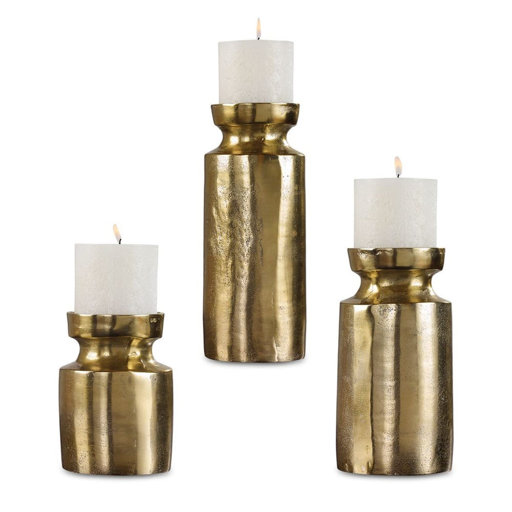 Amina Candleholders, Set of 3