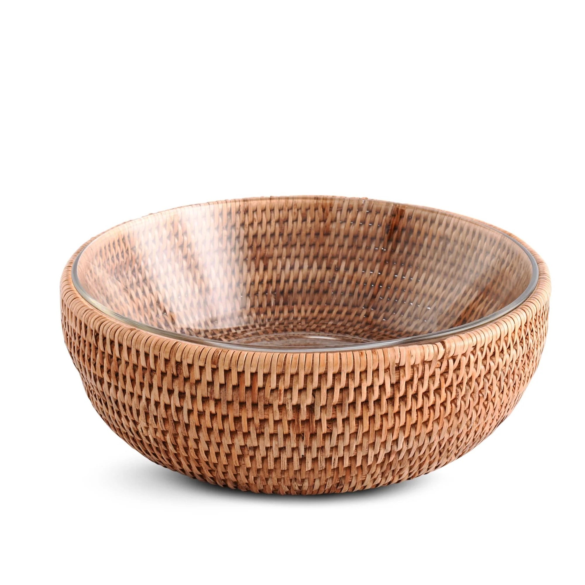 Hand Woven Serving Bowl Rattan