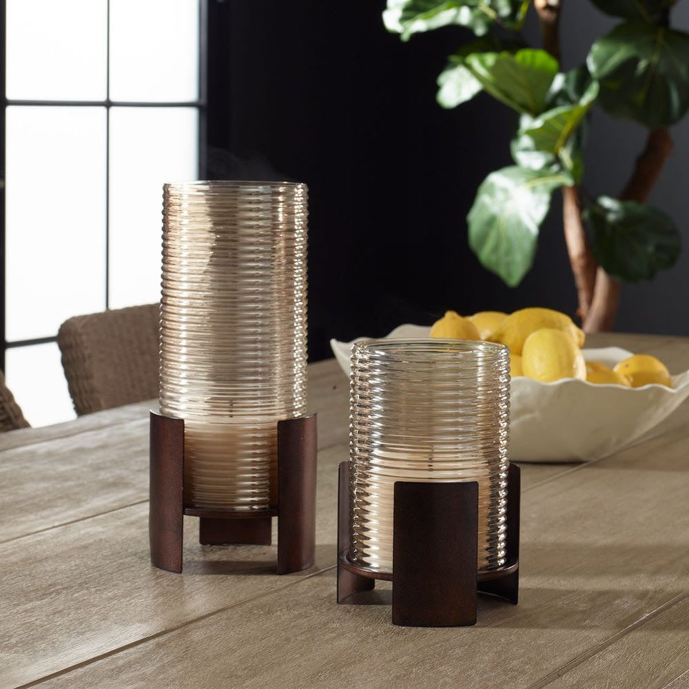 Uttermost Fluted Fire Candleholders - Thumbnail 3
