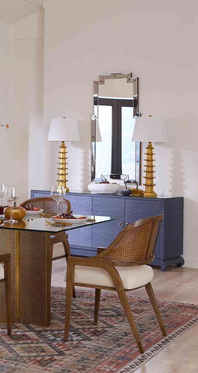 Meredith Navy Buffet, 72"