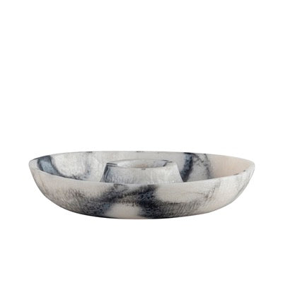 GREY RESIN CHIP AND DIP - GREY