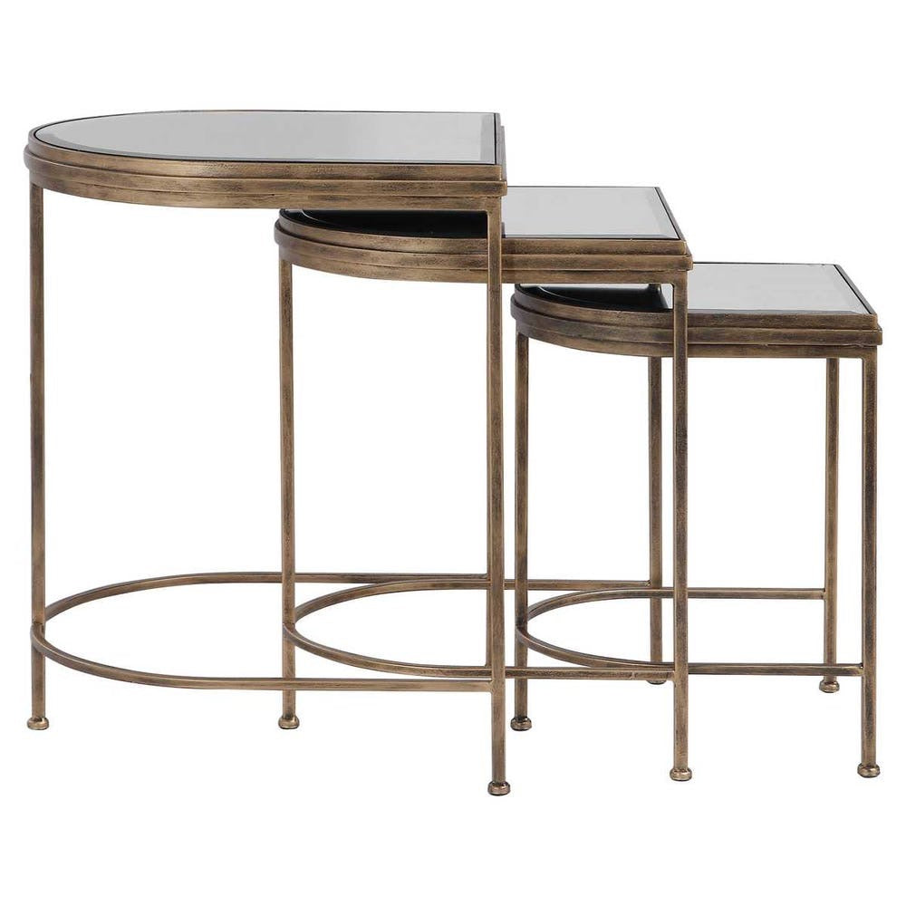 India Nesting Tables S/3