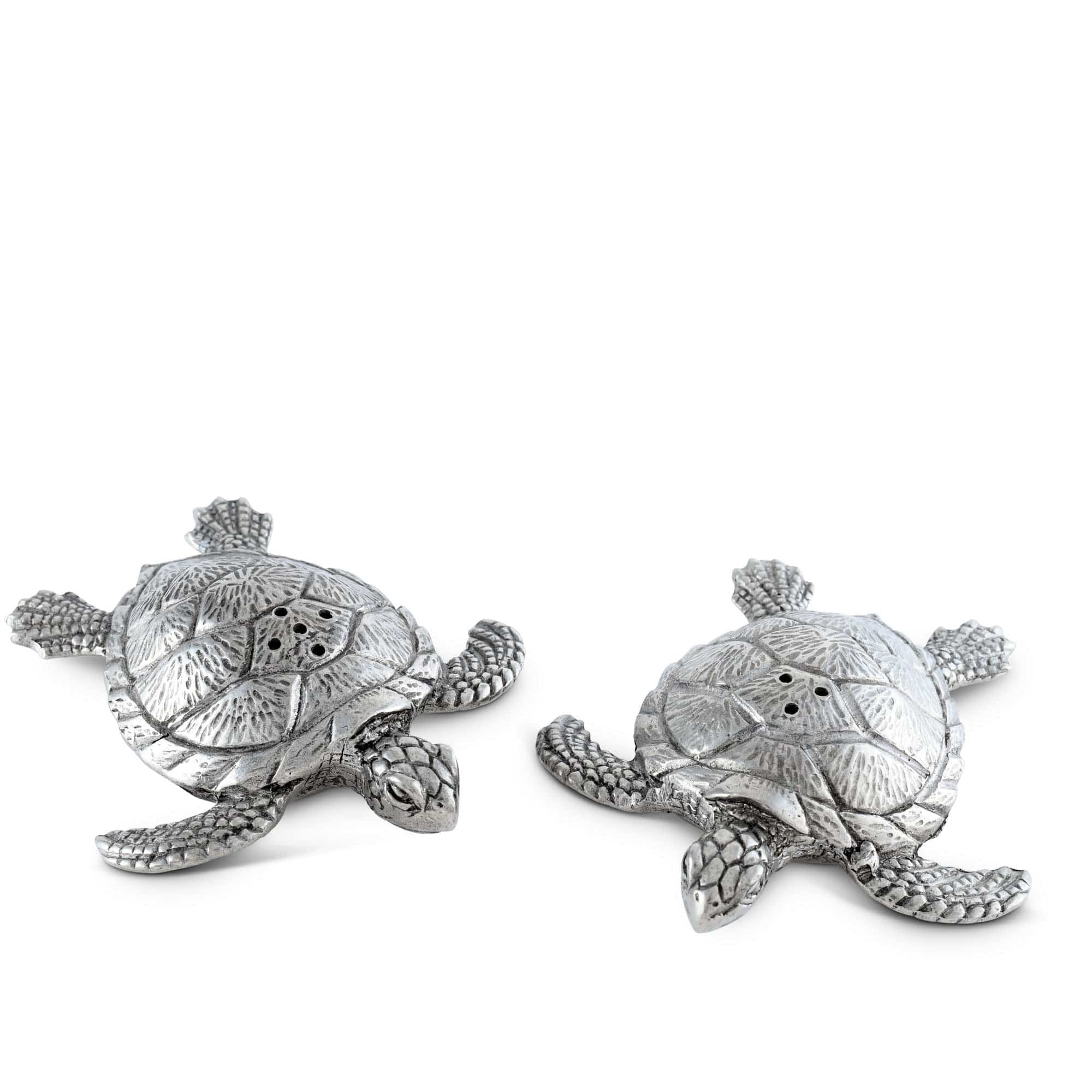 Pewter Sea Turtles Salt & Pepper Set - Thumbnail 2