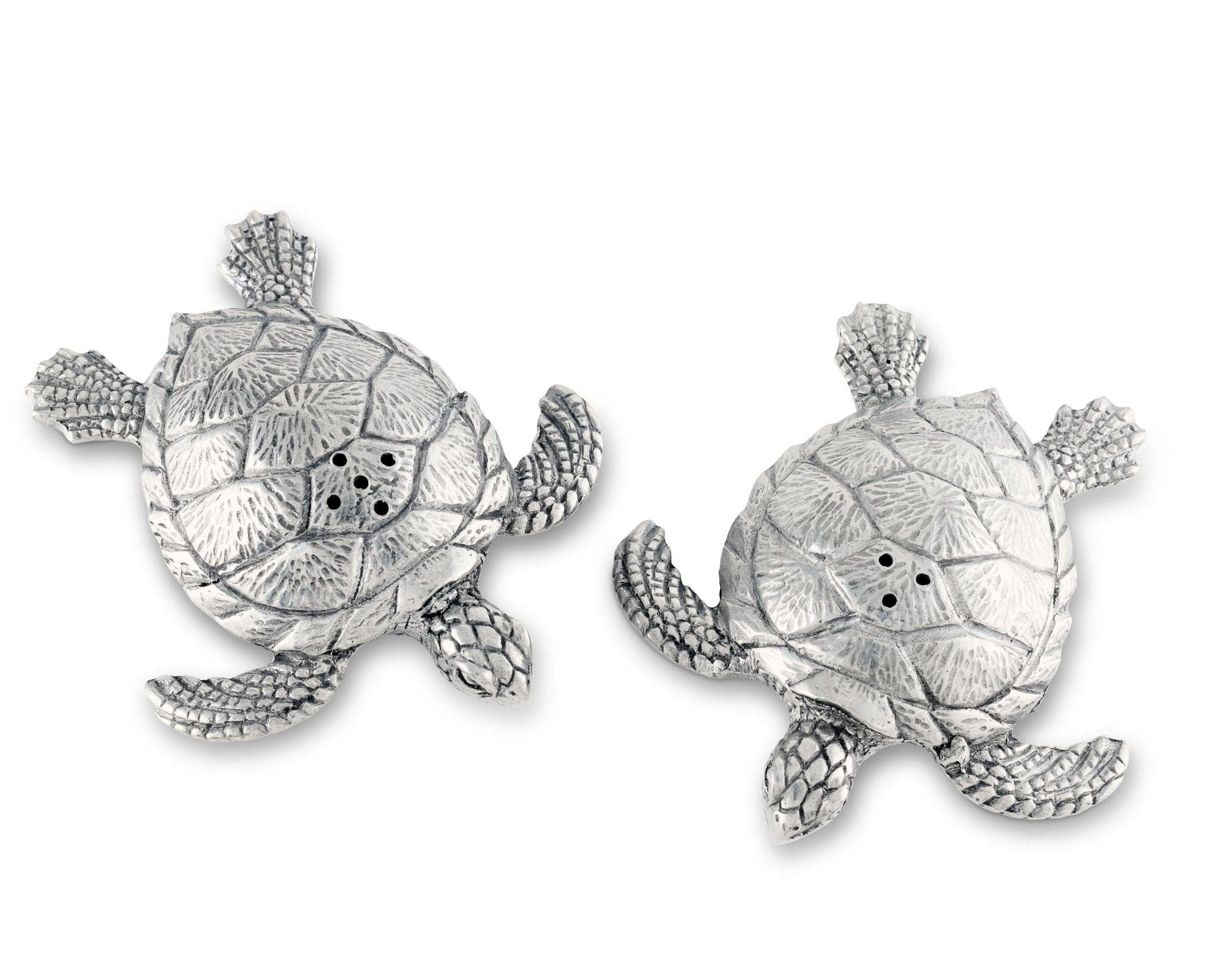 Pewter Sea Turtles Salt & Pepper Set