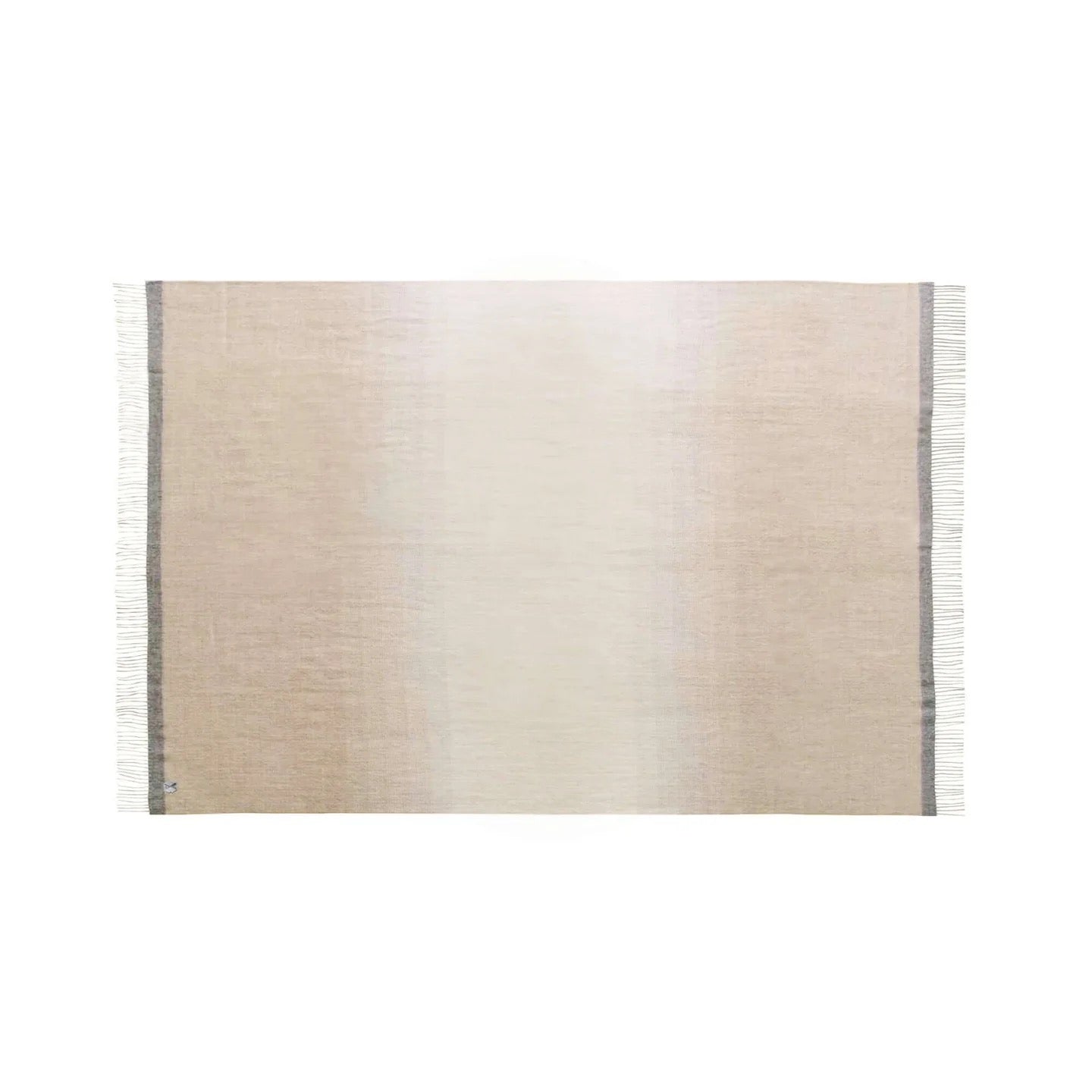MERIMA Plaid White/Beige Throw 180 x 130 cm