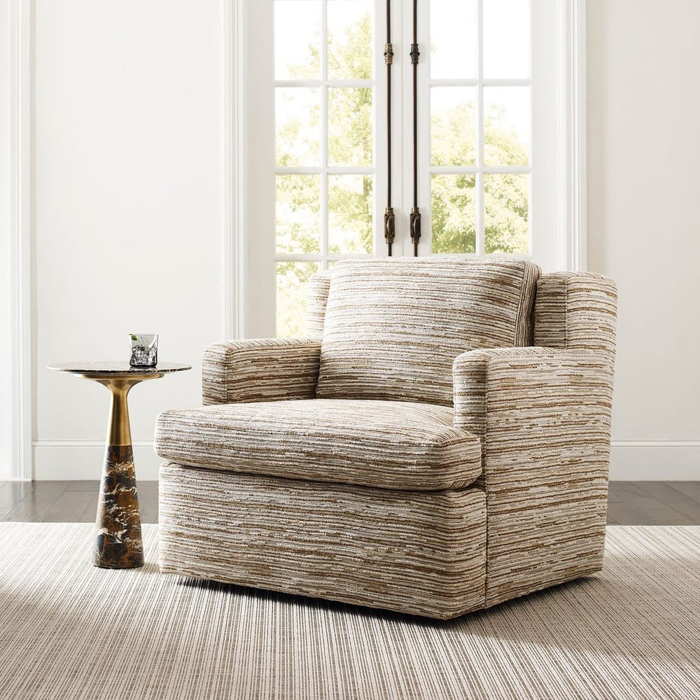 Pier Accent Table - Michelangelo Marble