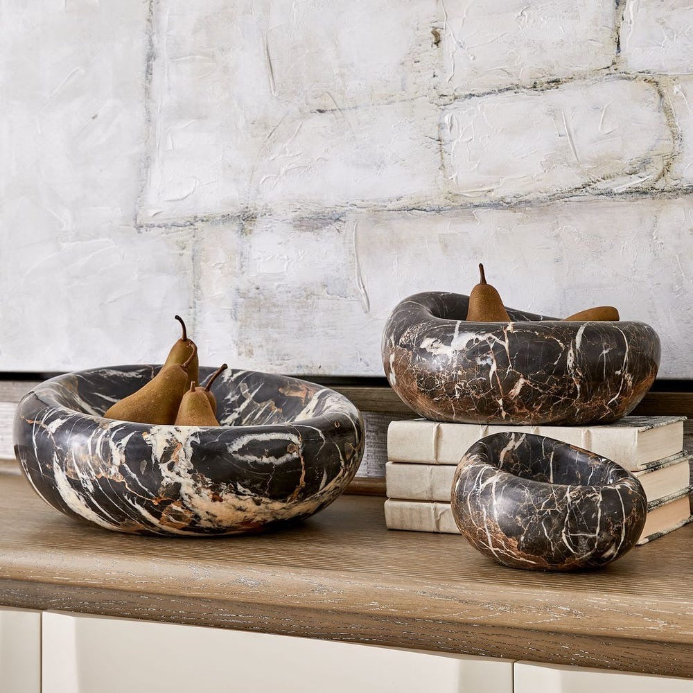 Swaddle Bowls - Michelangelo Marble, S/2