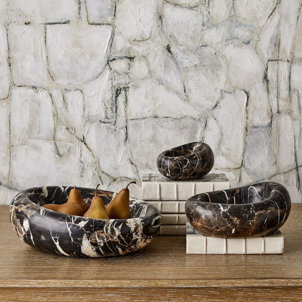 Swaddle Bowls - Michelangelo Marble, S/2
