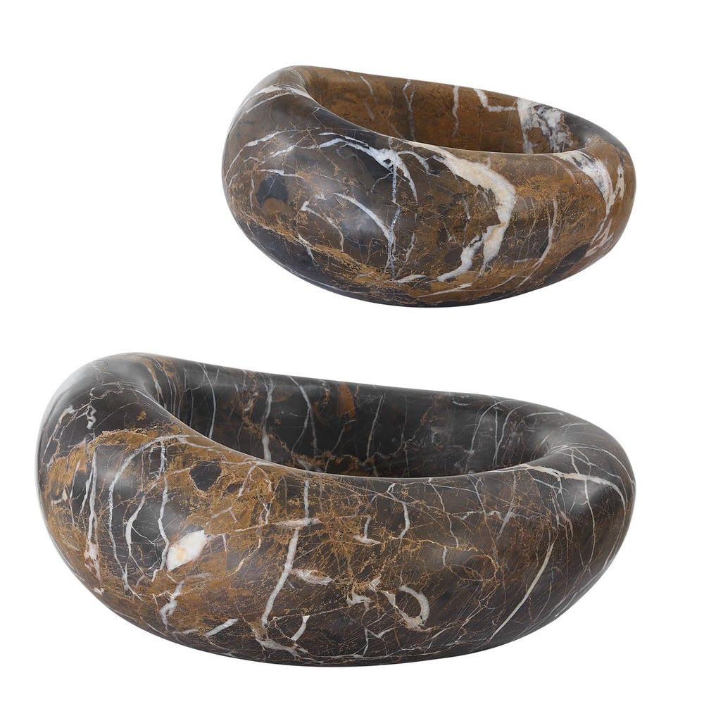 Swaddle Bowls - Michelangelo Marble, S/2