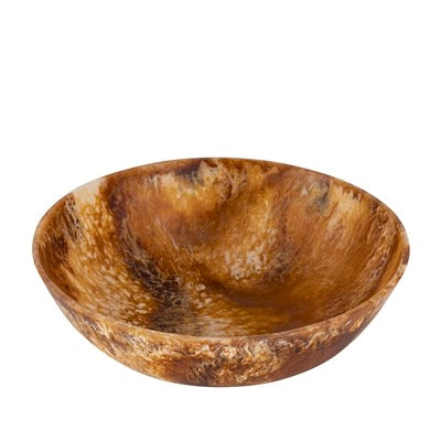 MATTE TORTOISE RESIN BOWL DIA 19.5” - MATTE TORTOISE
