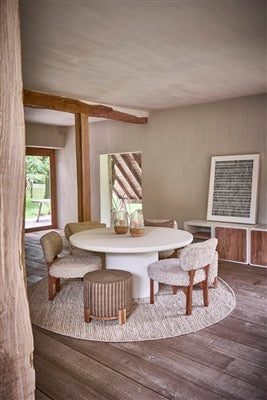 ARBRE NATURAL HURRICANE/VASE MANGO WOOD LG - NATURAL