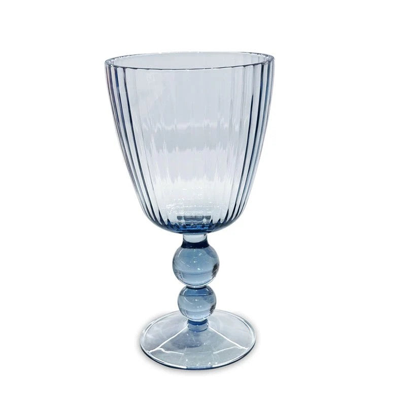 VIDA Blue Acrylic Glasses, Set of 4