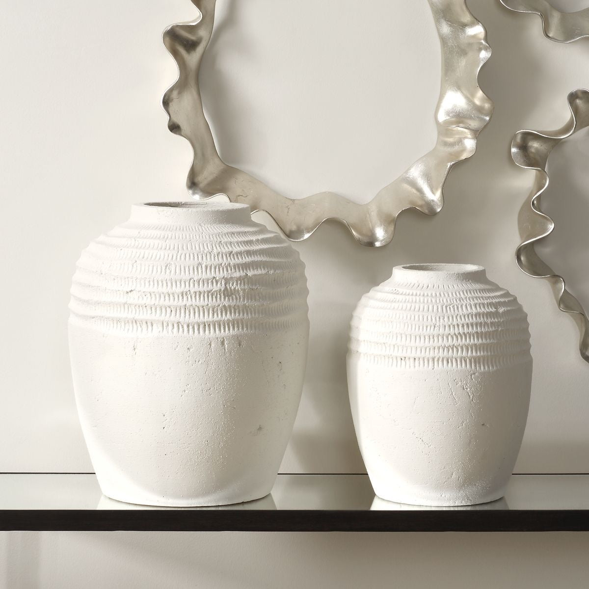 Luna Ridge Vases, set of 2
