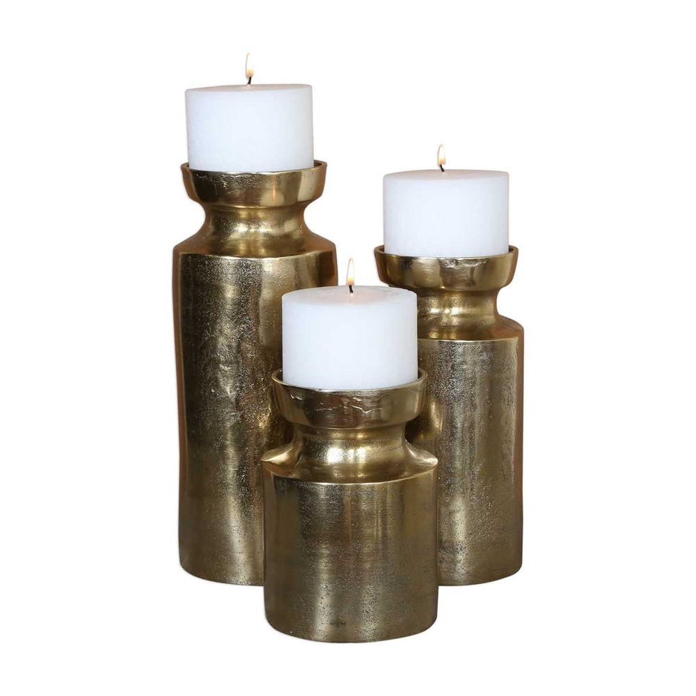 Amina Candleholders, Set of 3
