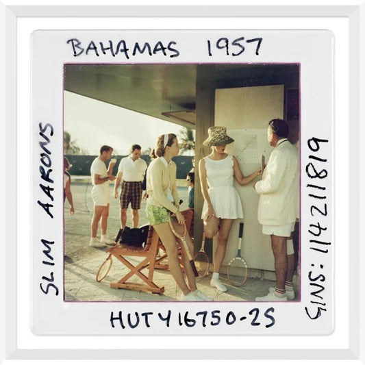 Slim Aarons "Tennis in the Bahamas" Slide
