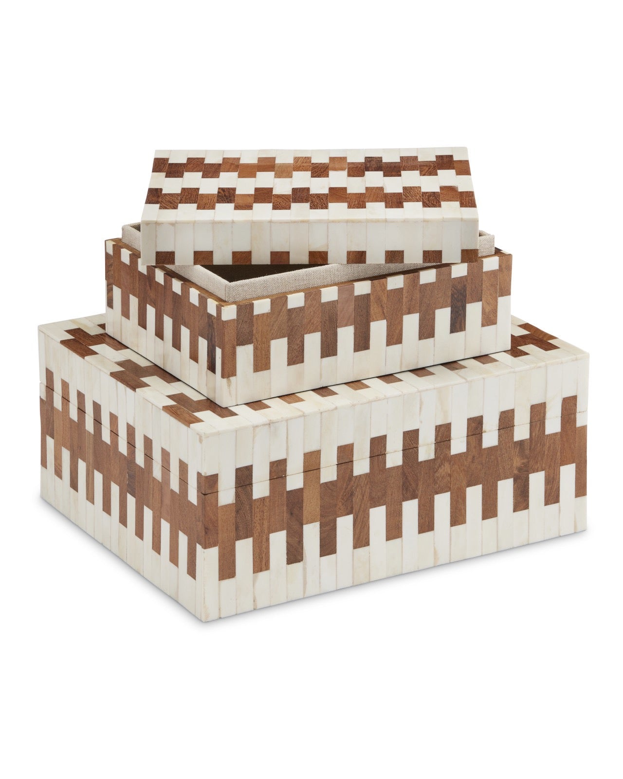 Track Tie Boxes, Set of 2