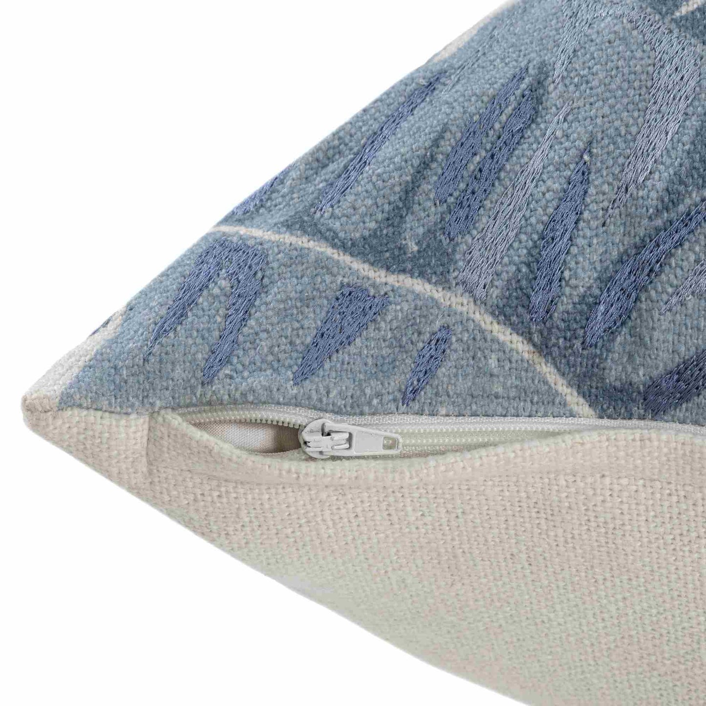Pillow Cover Blue/Ivory 20 x 20