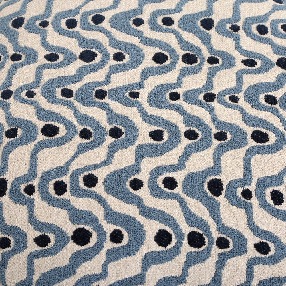 Blue Print Ottoman