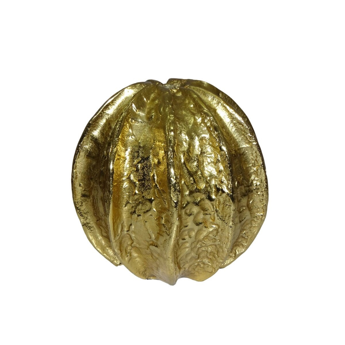 Metal Sea Flower Vase - Gold