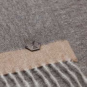 MERIMA Plaid Grey/Light Grey Throw 180 x 130 cm (Copy)