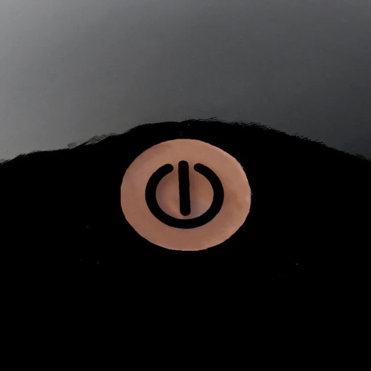 Black Lacquer Rechargeable Bobbin LED Lamp