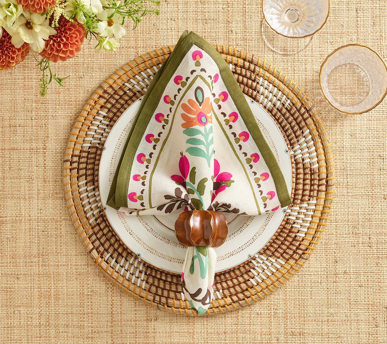 Pareo Napkin in Multi, Set of 4