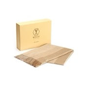 TIRA Plaid Beige Throw 200 x 130 cm