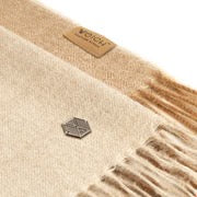 TIRA Plaid Beige Throw 200 x 130 cm