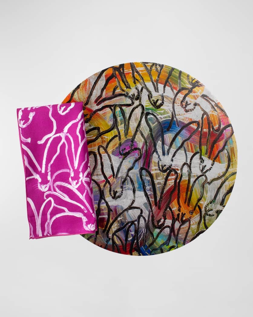 Totem Bunnies Lacquer Placemat