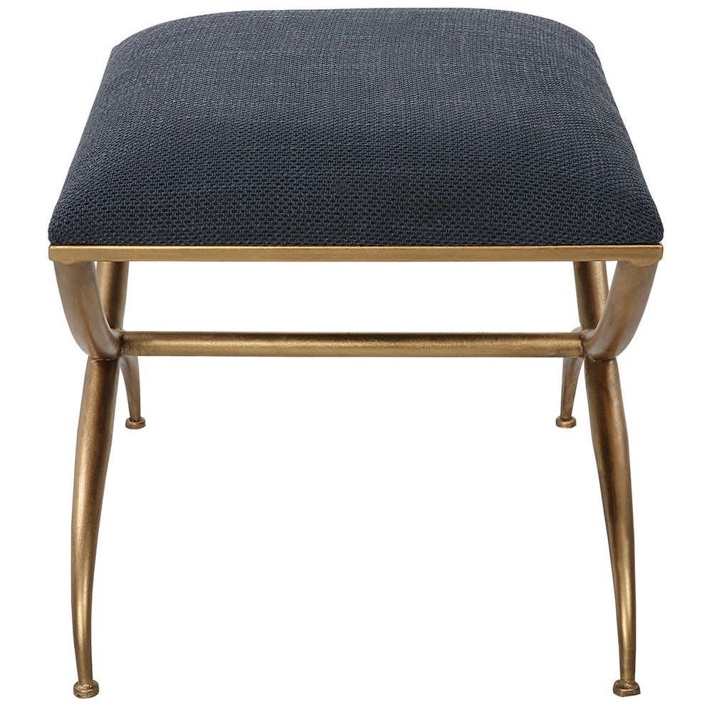Criss Cross Small Bench - Navy