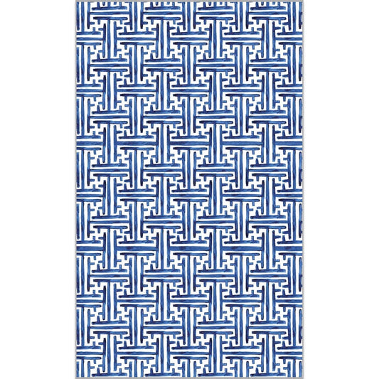 Paper Guest Towels - Navy Basketweave