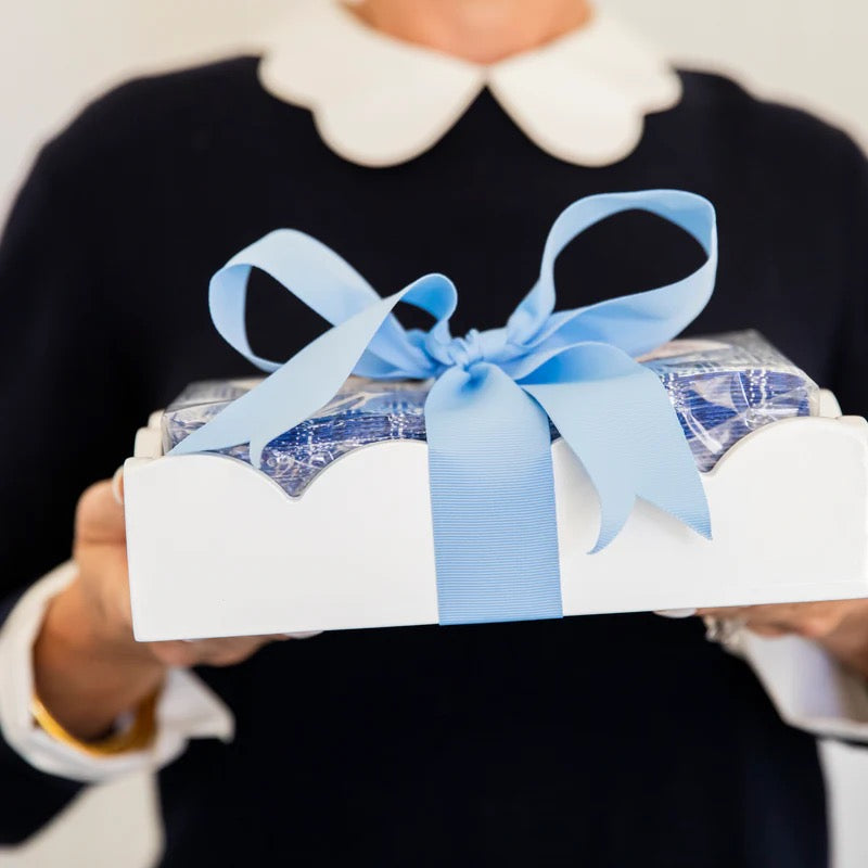 Paper Guest Towels - Navy Basketweave