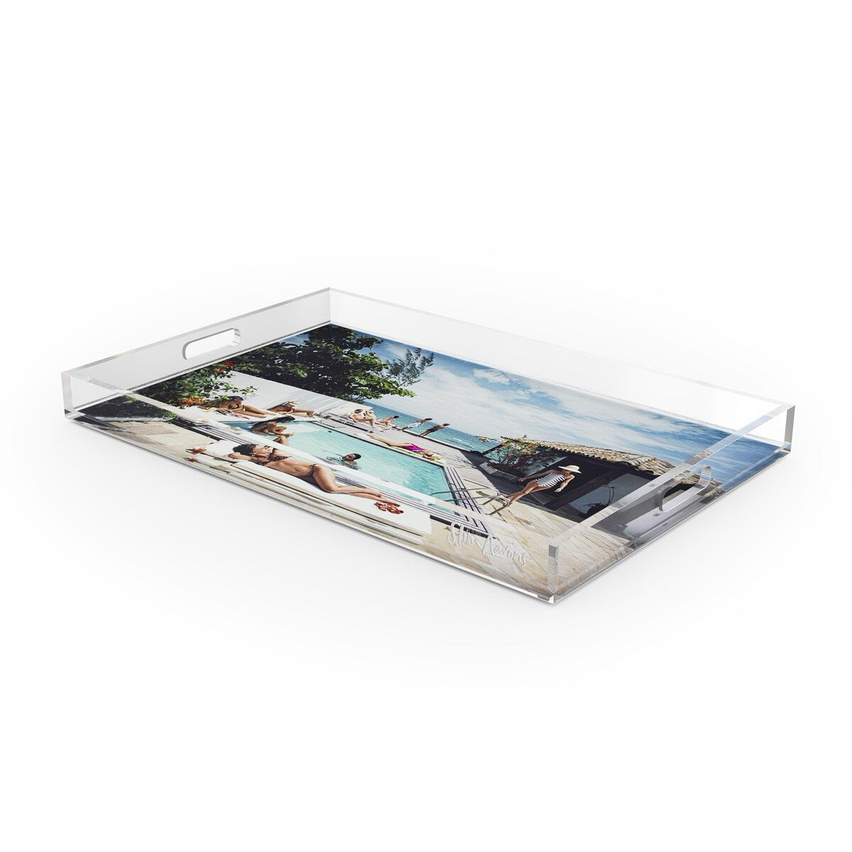 Palm Springs Pool Tray by Slim Aarons