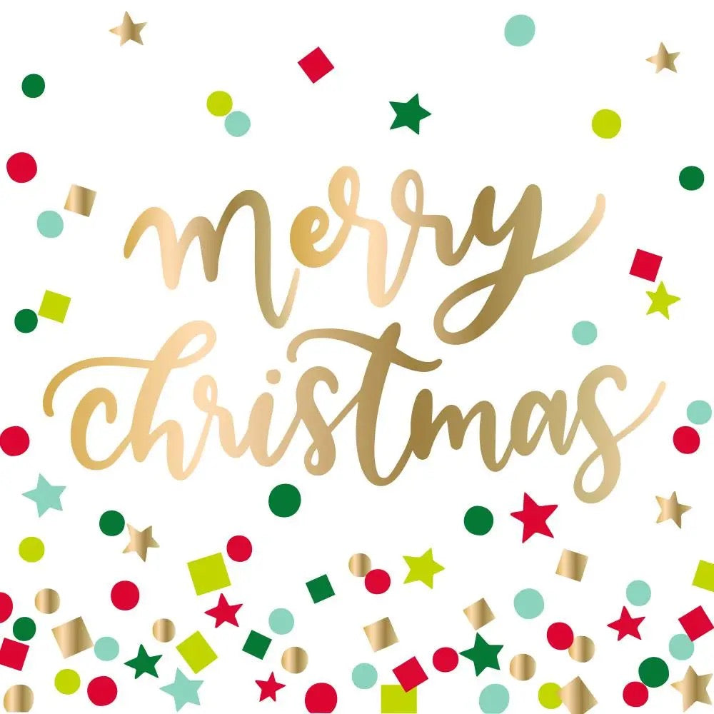 Christmas Cocktail Napkins - Merry Christmas