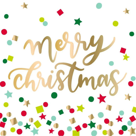 Christmas Cocktail Napkins - Merry Christmas