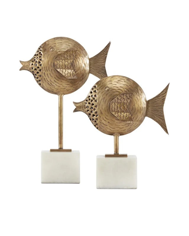 Cici Brass Fish - Set of 2