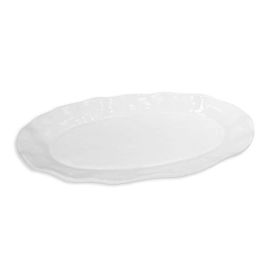 VIDA Nube Large Oval Platter (White)