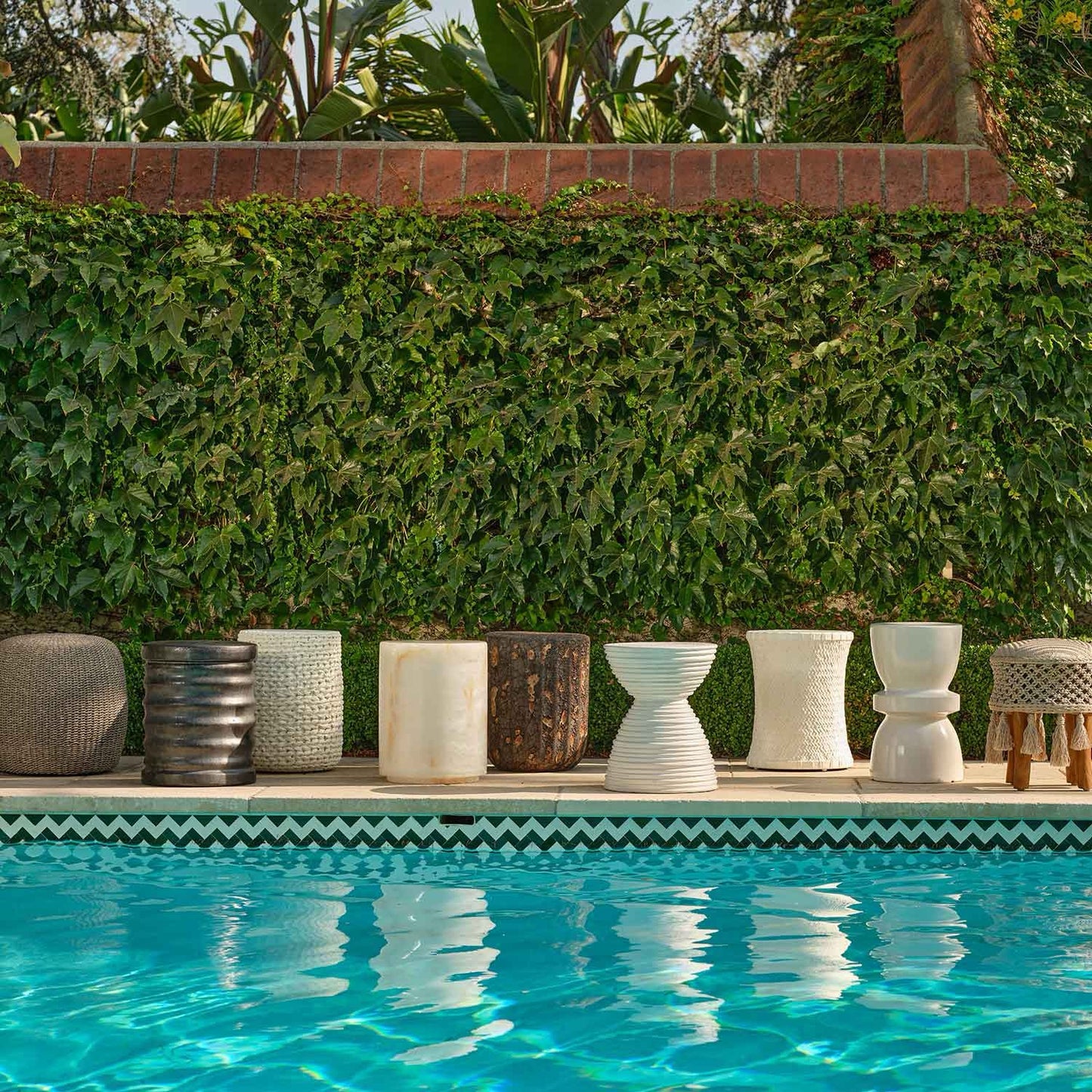 BINX Outdoor Stool - Soft Blue