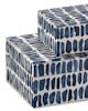 Indigo Boxes, set of 2
